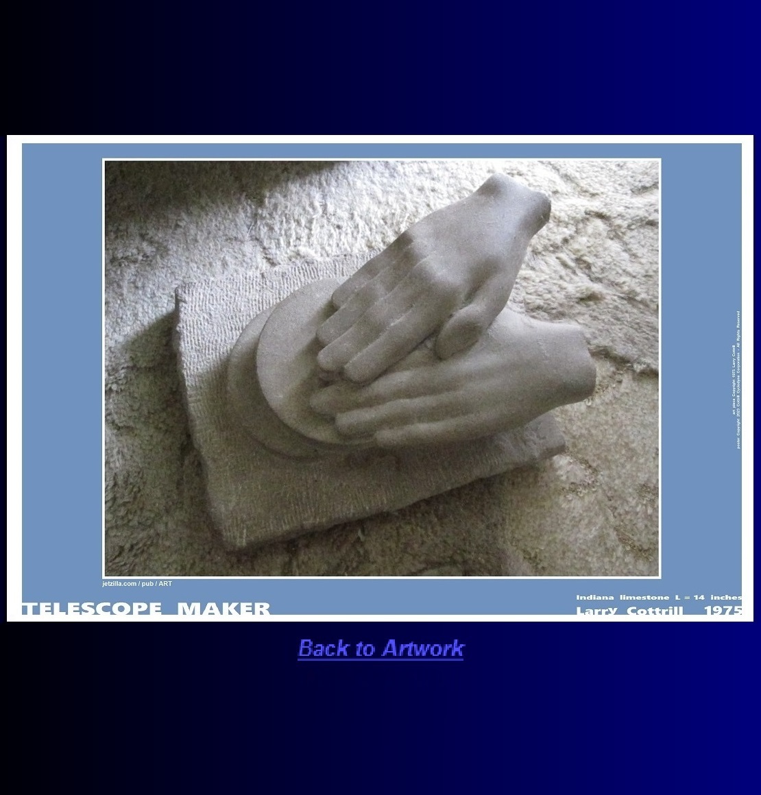 Landscape poster: Telescope Maker by Larry Cottrill